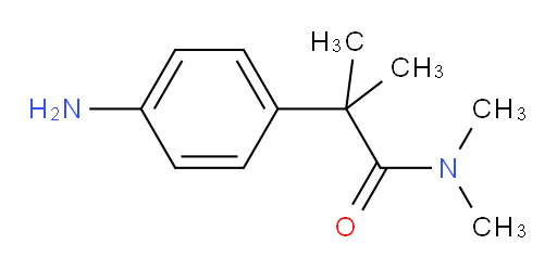 2-(4-aminophenyl)-N,N,2-trimethylpropanamide