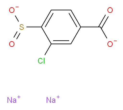 disodium 3-chloro-4-sulfinobenzoate