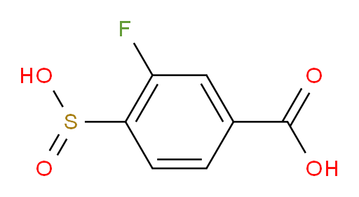 3-fluoro-4-sulfinobenzoic acid