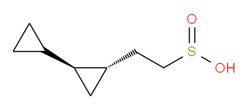 rac-2-[(1R,2R)-[1,1'-bi(cyclopropane)]-2-yl]ethane-1-sulfinic acid