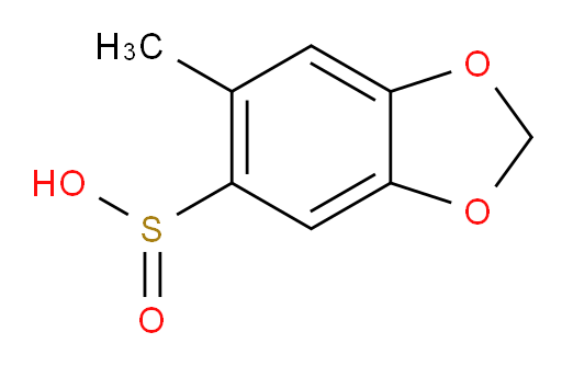6-methyl-1,3-dioxaindane-5-sulfinic acid