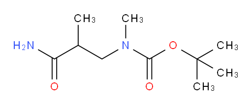 tert-butyl N-(2-carbamoyl-2-methylethyl)-N-methylcarbamate