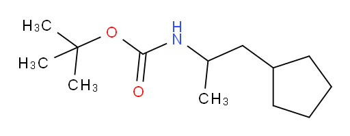 tert-butyl N-(1-cyclopentylpropan-2-yl)carbamate