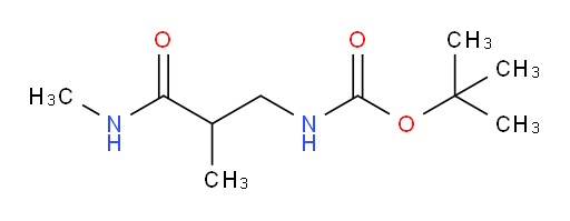 tert-butyl N-[2-methyl-2-(methylcarbamoyl)ethyl]carbamate