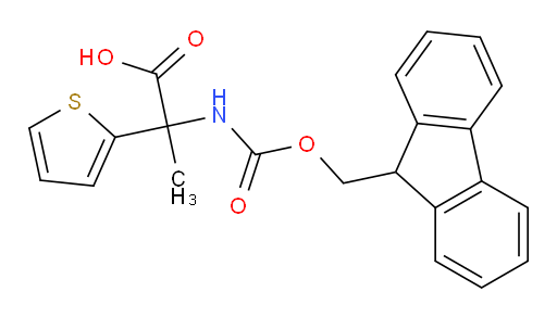 2-({[(9H-fluoren-9-yl)methoxy]carbonyl}amino)-2-(thiophen-2-yl)propanoic acid