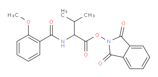 1,3-dioxo-2,3-dihydro-1H-isoindol-2-yl 2-[(2-methoxyphenyl)formamido]-3-methylbutanoate