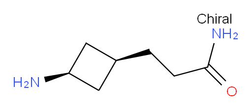 3-[(1s,3r)-3-aminocyclobutyl]propanamide