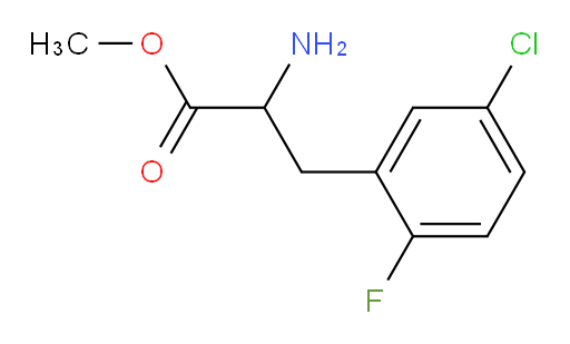 methyl 2-amino-3-(5-chloro-2-fluorophenyl)propanoate