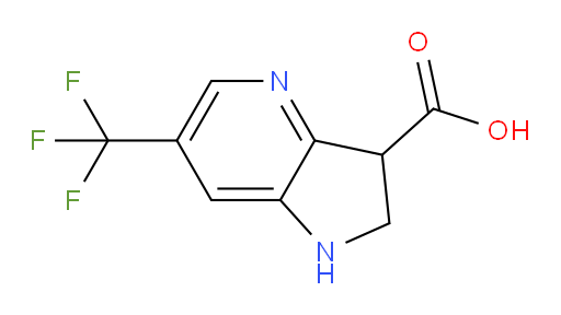 6-(trifluoromethyl)-1H,2H,3H-pyrrolo[3,2-b]pyridine-3-carboxylic acid