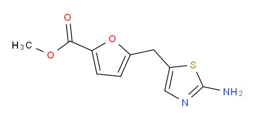 methyl 5-[(2-amino-1,3-thiazol-5-yl)methyl]furan-2-carboxylate