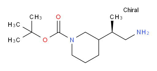 tert-butyl 3-[(2R)-1-aminopropan-2-yl]piperidine-1-carboxylate