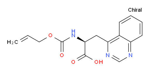 (2S)-2-{[(prop-2-en-1-yloxy)carbonyl]amino}-3-(quinazolin-4-yl)propanoic acid