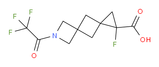 1-fluoro-7-(2,2,2-trifluoroacetyl)-7-azadispiro[2.1.3^{5}.1^{3}]nonane-1-carboxylic acid