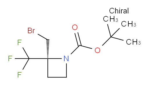 tert-butyl (2S)-2-(bromomethyl)-2-(trifluoromethyl)azetidine-1-carboxylate