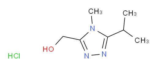 [4-methyl-5-(propan-2-yl)-4H-1,2,4-triazol-3-yl]methanol hydrochloride