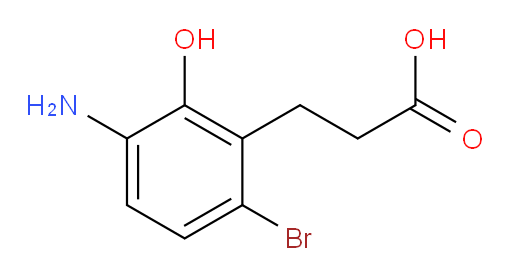 3-(3-amino-6-bromo-2-hydroxyphenyl)propanoic acid