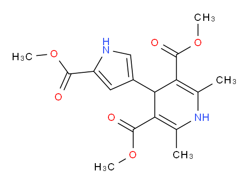 3,5-dimethyl 4-[5-(methoxycarbonyl)-1H-pyrrol-3-yl]-2,6-dimethyl-1,4-dihydropyridine-3,5-dicarboxylate