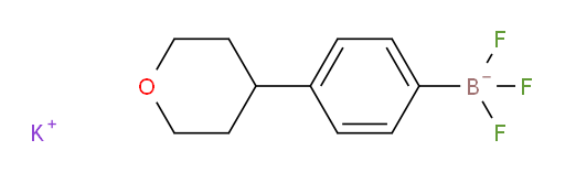 potassium trifluoro[4-(oxan-4-yl)phenyl]boranuide