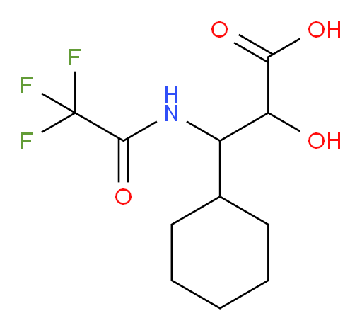 3-cyclohexyl-2-hydroxy-3-(2,2,2-trifluoroacetamido)propanoic acid