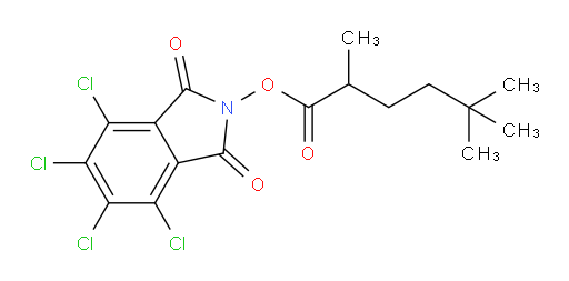 4,5,6,7-tetrachloro-1,3-dioxo-2,3-dihydro-1H-isoindol-2-yl 2,5,5-trimethylhexanoate