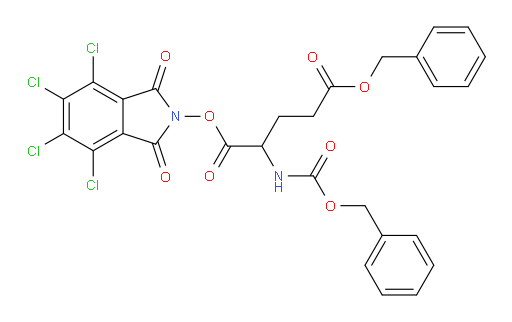 1-benzyl 4,5,6,7-tetrachloro-1,3-dioxo-2,3-dihydro-1H-isoindol-2-yl 4-{[(benzyloxy)carbonyl]amino}pentanedioate