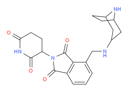 4-[({8-azabicyclo[3.2.1]octan-3-yl}amino)methyl]-2-(2,6-dioxopiperidin-3-yl)-2,3-dihydro-1H-isoindole-1,3-dione