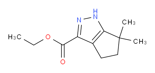 ethyl 6,6-dimethyl-1H,4H,5H,6H-cyclopenta[c]pyrazole-3-carboxylate