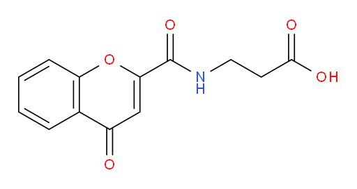 3-[(4-oxo-4H-chromen-2-yl)formamido]propanoic acid