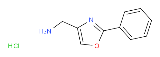 (2-phenyl-1,3-oxazol-4-yl)methanamine hydrochloride
