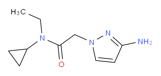 2-(3-amino-1H-pyrazol-1-yl)-N-cyclopropyl-N-ethylacetamide
