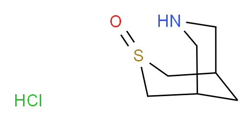 3lambda4-thia-7-azabicyclo[3.3.1]nonan-3-one hydrochloride