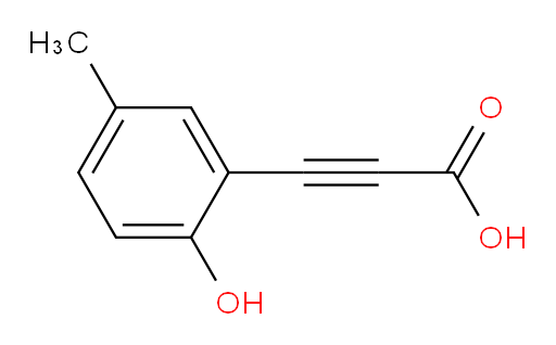 3-(2-hydroxy-5-methylphenyl)prop-2-ynoic acid
