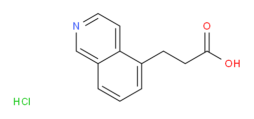 3-(isoquinolin-5-yl)propanoic acid hydrochloride
