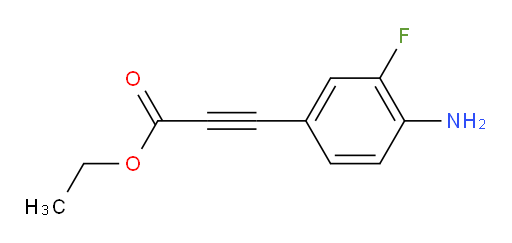 ethyl 3-(4-amino-3-fluorophenyl)prop-2-ynoate