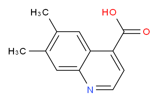 6,7-dimethylquinoline-4-carboxylic acid