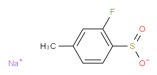 sodium 2-fluoro-4-methylbenzene-1-sulfinate