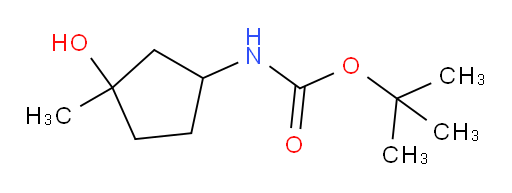 tert-butyl N-(3-hydroxy-3-methylcyclopentyl)carbamate