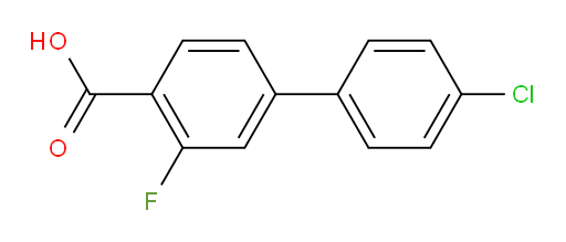 4-(4-chlorophenyl)-2-fluorobenzoic acid