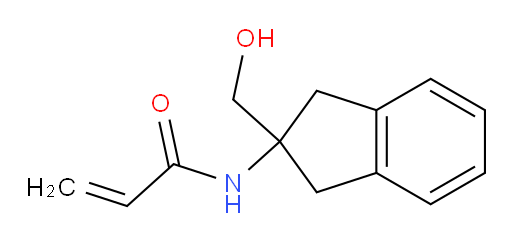 N-[2-(hydroxymethyl)-2,3-dihydro-1H-inden-2-yl]prop-2-enamide