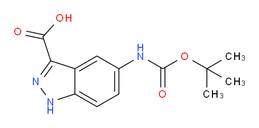5-{[(tert-butoxy)carbonyl]amino}-1H-indazole-3-carboxylic acid
