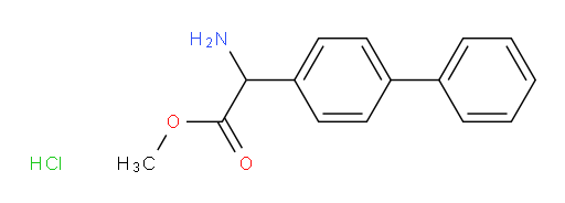 methyl 2-amino-2-(4-phenylphenyl)acetate hydrochloride