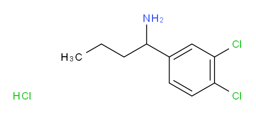 1-(3,4-dichlorophenyl)butan-1-amine hydrochloride