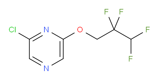 2-chloro-6-(2,2,3,3-tetrafluoropropoxy)pyrazine