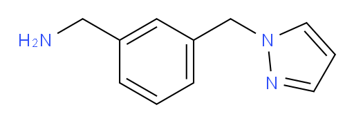 {3-[(1H-pyrazol-1-yl)methyl]phenyl}methanamine