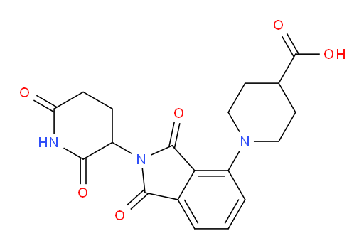 1-[2-(2,6-dioxopiperidin-3-yl)-1,3-dioxo-2,3-dihydro-1H-isoindol-4-yl]piperidine-4-carboxylic acid