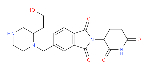 2-(2,6-dioxopiperidin-3-yl)-5-{[2-(2-hydroxyethyl)piperazin-1-yl]methyl}-2,3-dihydro-1H-isoindole-1,3-dione