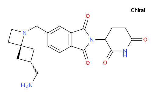 2-(2,6-dioxopiperidin-3-yl)-5-{[(4r)-6-(aminomethyl)-1-azaspiro[3.3]heptan-1-yl]methyl}-2,3-dihydro-1H-isoindole-1,3-dione
