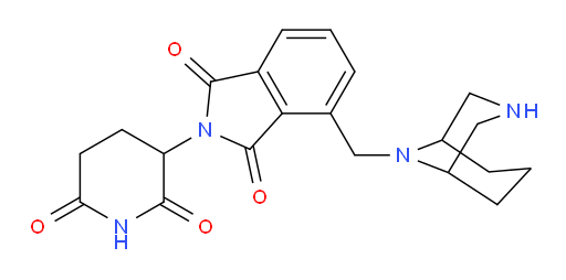 4-({3,9-diazabicyclo[3.3.1]nonan-9-yl}methyl)-2-(2,6-dioxopiperidin-3-yl)-2,3-dihydro-1H-isoindole-1,3-dione