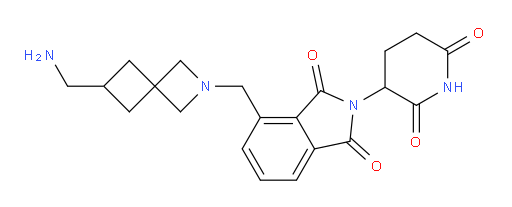 4-{[6-(aminomethyl)-2-azaspiro[3.3]heptan-2-yl]methyl}-2-(2,6-dioxopiperidin-3-yl)-2,3-dihydro-1H-isoindole-1,3-dione