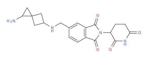 5-[({1-aminospiro[2.3]hexan-5-yl}amino)methyl]-2-(2,6-dioxopiperidin-3-yl)-2,3-dihydro-1H-isoindole-1,3-dione
